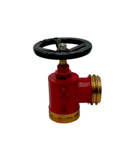 Hydrant Valve QLD Round Thread Outlet, Roll Groove 80mm Inlet
