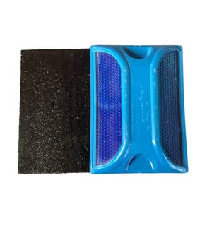 Blue Reflective Road Marker (cats eye) including bitumen pad.