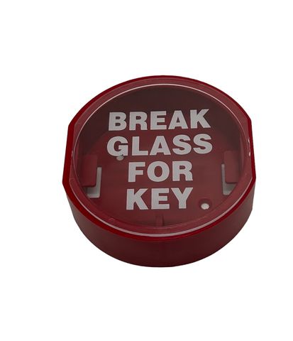 Cabinet Break Glass Key Holder PVC 110mm Diameter
