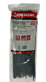 Cable Tie 380mm x 7.9mm (100 pack)
Black