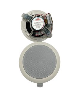 100mm Ceiling Speaker with Metal Grill 6W, 100V
