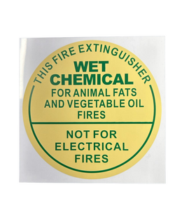 Wet Chemical ID Sign
190 x 190mm