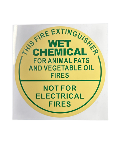 Wet Chemical ID Sign
190 x 190mm