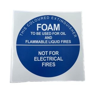 FOAM ID Sign
190 x 190mm - (Vinyl Sticker)