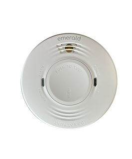 HYBRID SMOKE ALARM WITH BUILT-IN RF MODULE. HARDWIRED OR BATTERY POWERED