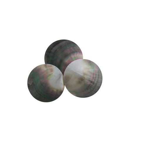 BMOP - CIRCLE - NATURAL CURVE, CLEAN BACK, TUMBLED POLISHED