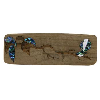 RECYCLEWOOD - PAUA-  FANTAIL ON A BRANCH