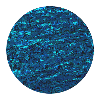 SHELL VENEER MATT COATED - PAUA BLUE SAPPHIRE - 200*200MM