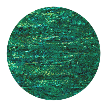 SHELL VENEER MATT COATED - PAUA EMERALD GREEN - 200*200MM