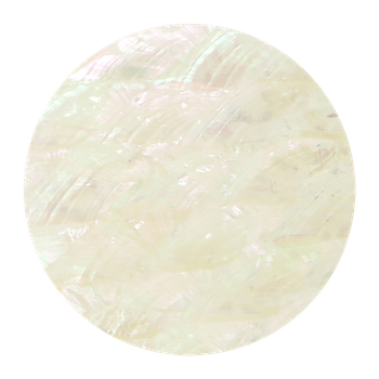 SHELL VENEER UNCOATED - PAINTED BACK WHITE - ABALONE PEARL NATURAL - 205*205MM
