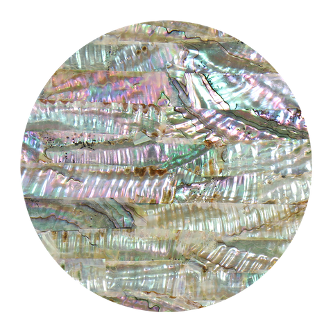 SHELL VENEER UNCOATED - MEXICAN ABALONE PINK - 140*240MM