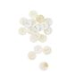 SHELL BUTTON - FRESH WATER MOP - 15MM [24L] (DOZ)