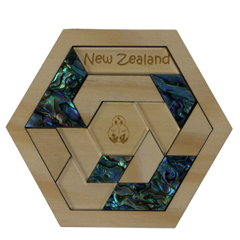 PUZZLE - HEXAGON - PAUA