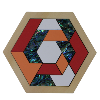 PUZZLE - HEXAGON - COLOURS