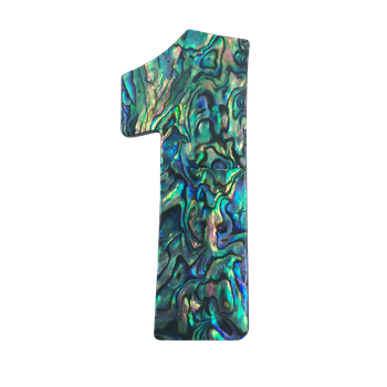 PAUA VENEER NUMBER - ONE