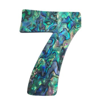 PAUA VENEER NUMBER - SEVEN