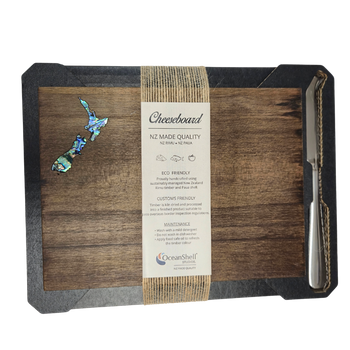 CHEESE BOARD - RIMU - NZ MAP - SMALL