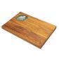 CHEESE BOARD - RIMU - SMALL PAUA SHELL - 300X200X20MM