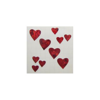THEME PAUA - RED HEART (10PCS)
