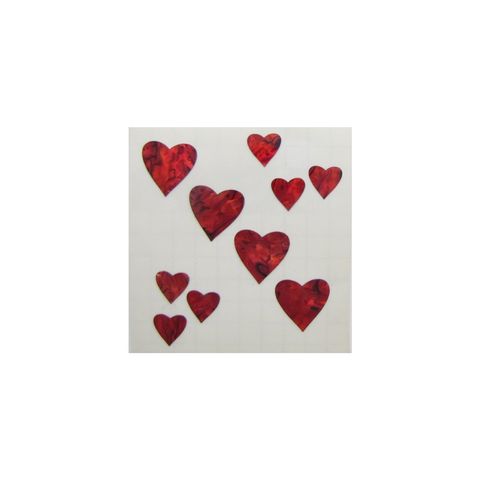 THEME PAUA - RED HEART (10PCS)