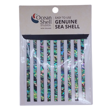 THEME SET -  PAUA STICKERS - STRIPS 5MM