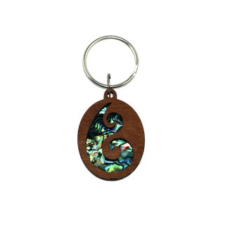 PAUA & RIMU 3D KEYRING - MOANA