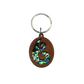 PAUA AND RIMU 3D KEYRING