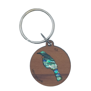 PAUA & RIMU 3D KEYRING - TUI