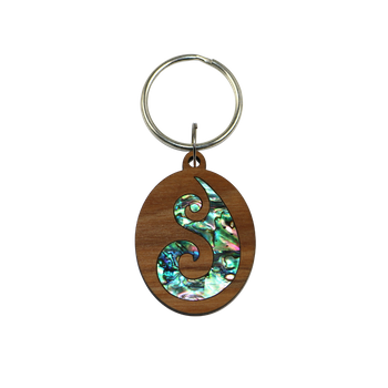 PAUA|RIMU KEYRING - MOANA