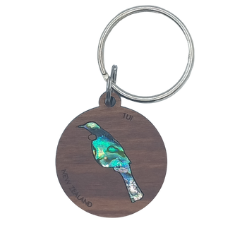 PAUA|RIMU KEYRING - TUI