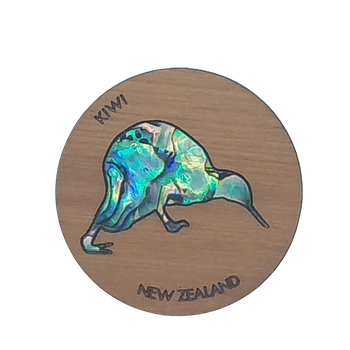 PAUA|RIMU MAGNET - KIWI