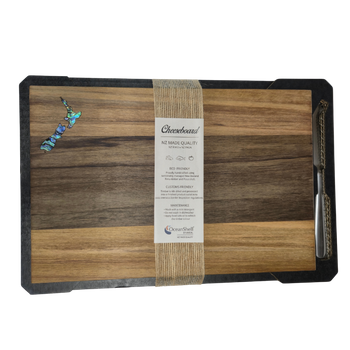 CHEESE BOARD - RIMU - NZ MAP - LARGE