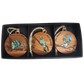 PAUA - RIMU DECORATION TRIO SETS