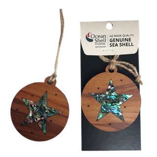 RIMU - PAUA - DECORATION -  NORTH STAR