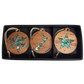 PAUA - RIMU DECORATION TRIO SETS