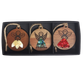 PAUA - RIMU DECORATION TRIO SETS