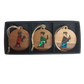 PAUA - RIMU DECORATION TRIO SETS