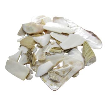 SHELL PIECES F/W MOP SATIN