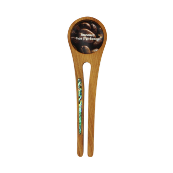 SPOONBILL COFFEE MEASURER & SEALER - PAUA STRIP