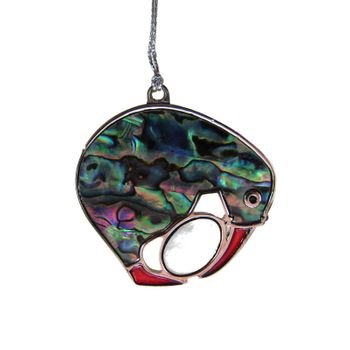 DECORATION - NZ BIRD  - PAUA KIWI