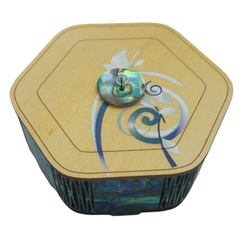 DRESSED PAUA BOX