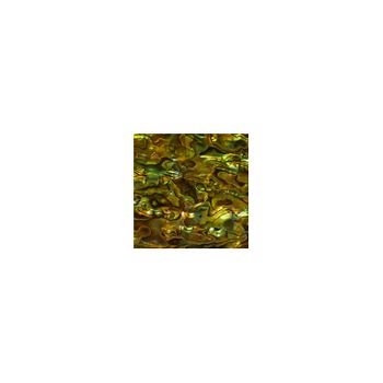 SHELL VENEER COATED - PAUA PERIDOT GREEN (P&S) 100*100MM
