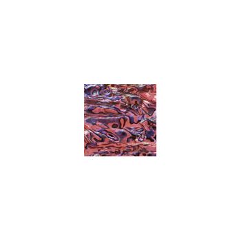 SHELL VENEER COATED - PAUA PINK TOPAZ (P&S) 100*100MM