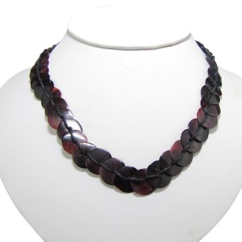 JN - LACED VIOLET OYSTER CHOKER