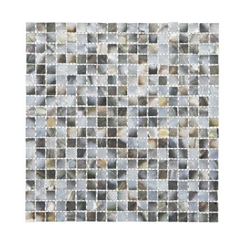 SHELL MOSAIC TILE BLACK MOP