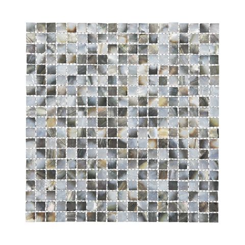 SHELL MOSAIC TILE BLACK MOP