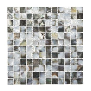 SOLID SHELL MOSAIC TILE - BMOP NATURAL SQUARE - 25*25MM/318*318MM