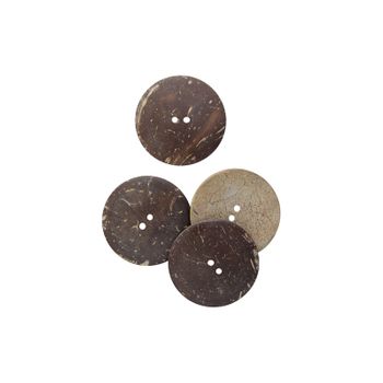 COCONUT BUTTON - 50.0MM [79L] (12 DOZ)