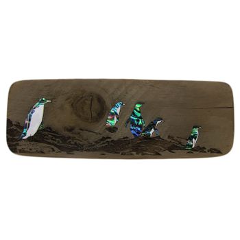 RECYCLEWOOD - PAUA - PENGUIN ON THE SHORE