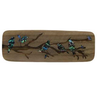 RECYCLEWOOD - PAUA -  ROBINS IN A TREE